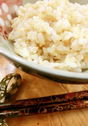 圧力鍋使用☆粉寒天入り.玄米ご飯-レシピのメイン写真