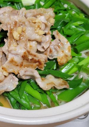 時間との勝負!豚バラ葱もやしのラーメン鍋-レシピのメイン写真