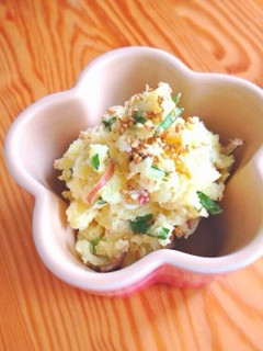 大葉とみょうがの梅ポテトサラダ-レシピのメイン写真