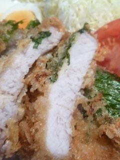 大葉とチーズではさんじゃった!トンカツ!-レシピのメイン写真