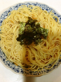 なめたけスパゲティ-レシピのメイン写真
