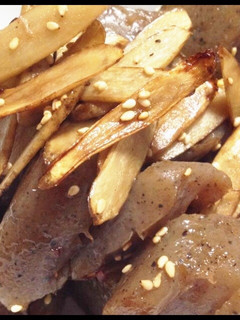こんにゃくと牛蒡で簡単-レシピのメイン写真