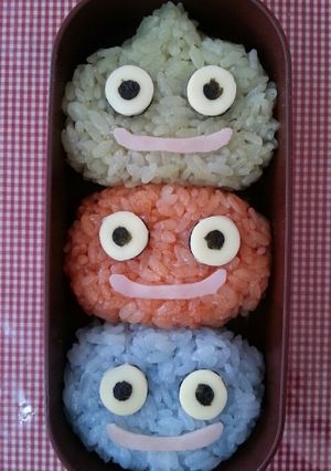簡単★可愛いスライムタワーキャラ弁-レシピのメイン写真