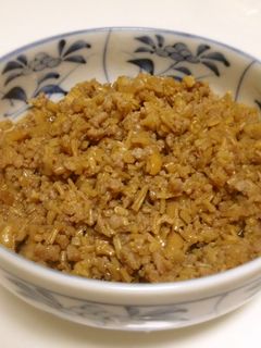 豚そぼろ・ちょこっとダイエット仕様!-レシピのメイン写真