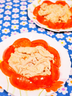夏はフライパンdeトマトしゃぶ♡♡-レシピのメイン写真