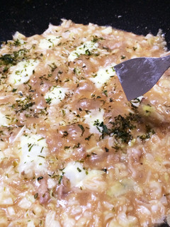 絶品♡明太もちチーズもんじゃ焼き!-レシピのメイン写真