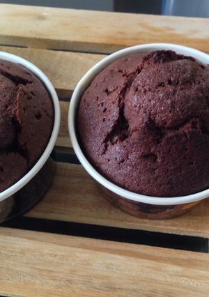 翌日もしっとり!ココアカップケーキ-レシピのメイン写真