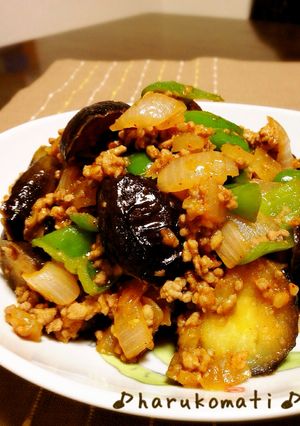茄子の肉みそ炒め☆麻婆の素いらずコツ満載-レシピのメイン写真