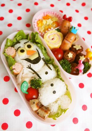 キャラ弁 ❤オラフ❤-レシピのメイン写真