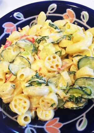 クセになる★カレーマカロニサラダ-レシピのメイン写真