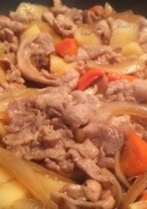ジンジャーエールで簡単肉じゃが♫-レシピのメイン写真