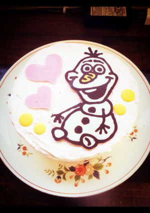 オラフでケーキ♡-レシピのメイン写真