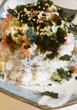 カフェ風 アボトマシラス丼-レシピのメイン写真