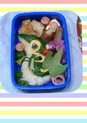 キャラ弁☆ポケモン☆ツタージャ-レシピのメイン写真
