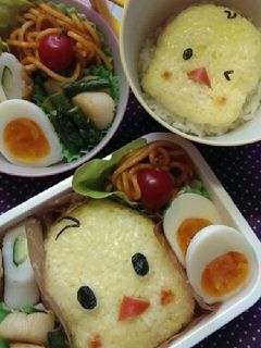 キャラ弁 チキンラーメンちゃん♪-レシピのメイン写真