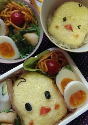 キャラ弁 チキンラーメンちゃん♪-レシピのメイン写真