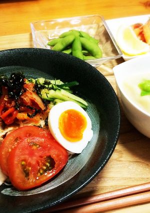 簡単!!お素麺で冷麺風♫-レシピのメイン写真