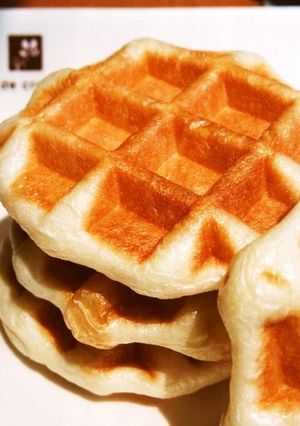 @パン生地でヘルシー♪もちもちワッフル@-レシピのメイン写真