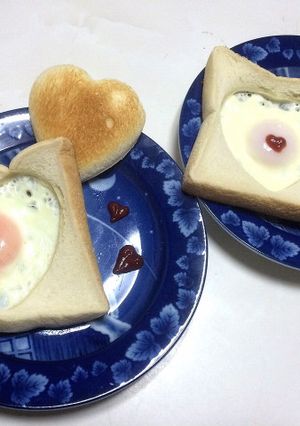くり抜きエッグトースト-レシピのメイン写真
