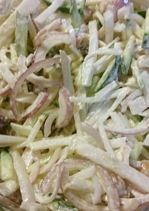 千切り野菜とミックスビーンズのサラダ-レシピのメイン写真