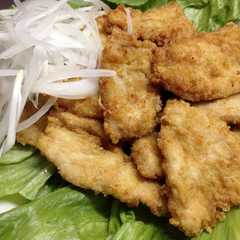 รูปของ やわらか！鶏胸肉の薄切り揚げ