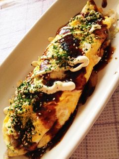 豚コマと野菜のとんぺい焼き-レシピのメイン写真