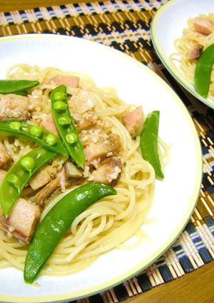 ❤鮭とスナップエンドウの簡単パスタ❤-レシピのメイン写真