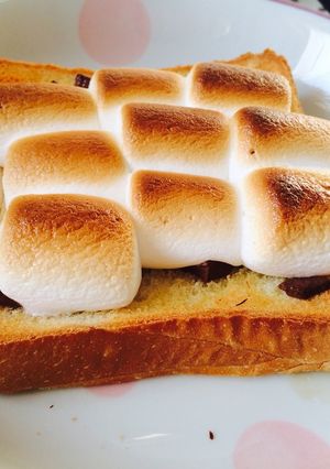 マシュマロトースト♩-レシピのメイン写真