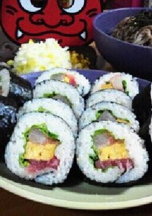 豪華　海鮮のり巻き-レシピのメイン写真