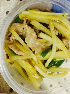 シャキシャキジャガ炒め-レシピのメイン写真