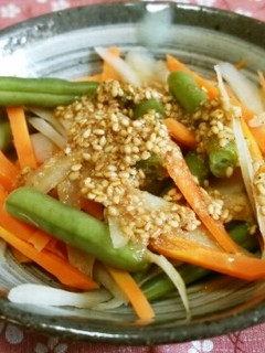 温野菜の~ごまドレサラダ~-レシピのメイン写真