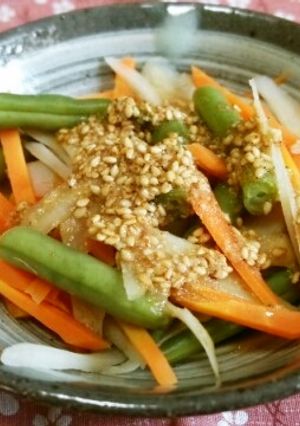温野菜の～ごまドレサラダ～-レシピのメイン写真