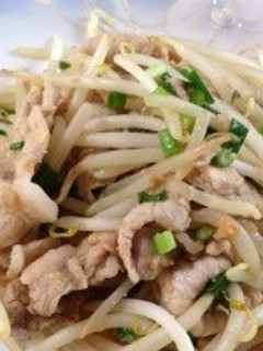 簡単♪豚肉ともやしのしょうが炒め-レシピのメイン写真