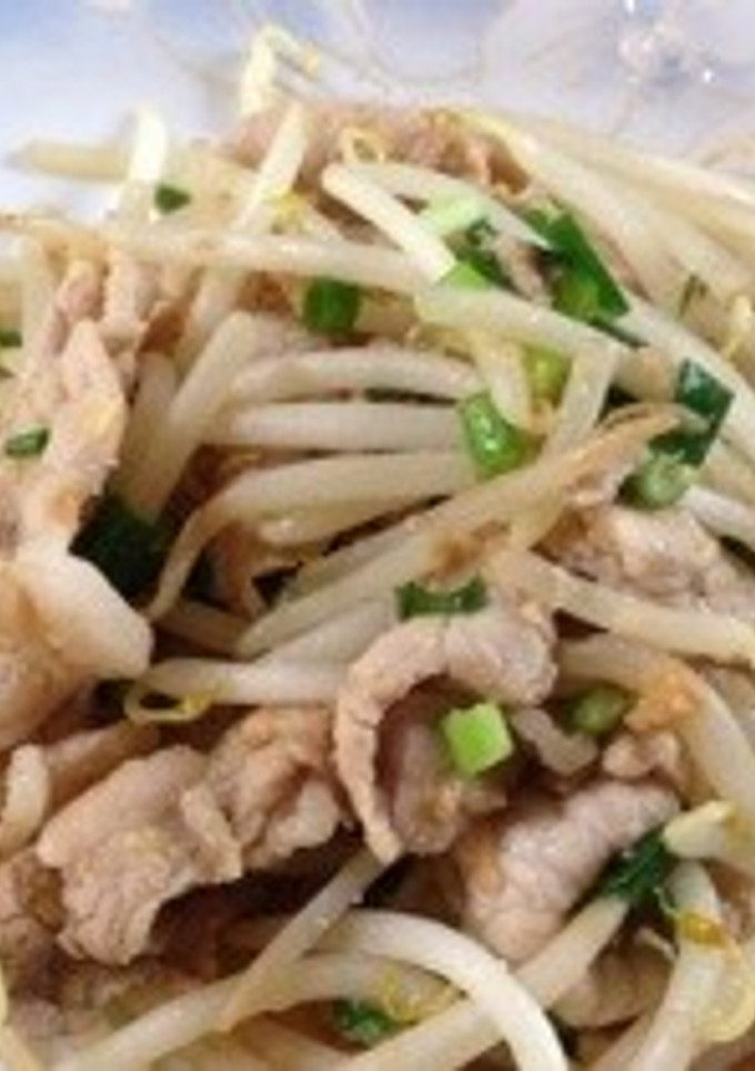簡単♪豚肉ともやしのしょうが炒め-レシピのメイン写真