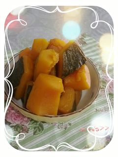 初心者向け♪かぼちゃの煮つけ-レシピのメイン写真