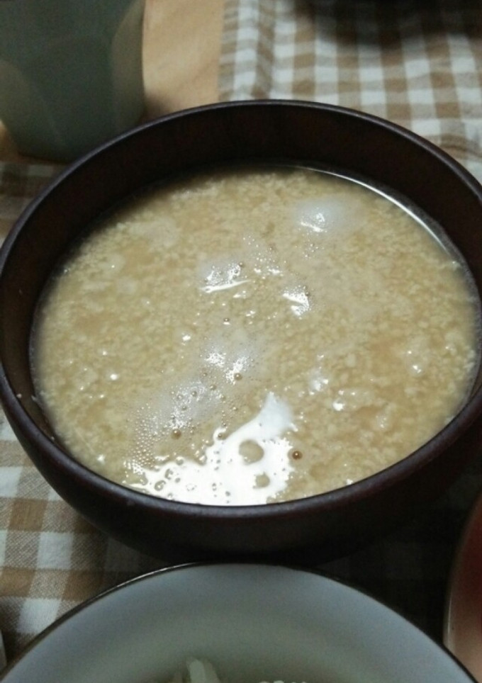 卵と豆腐のくずし汁♪-レシピのメイン写真