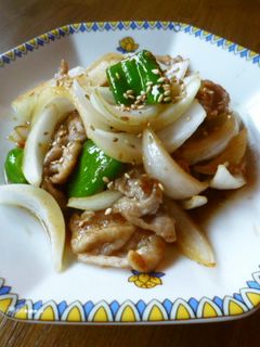 新玉と豚肉のこってり炒め♪-レシピのメイン写真