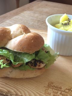 ♡バジルグリルチキン♡サンド-レシピのメイン写真