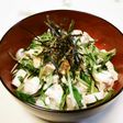 夏!ヘルシー!水菜とささみのさっぱり丼