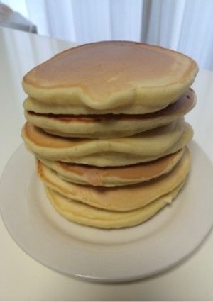 まぜるだけ！もっちりパンケーキ-レシピのメイン写真