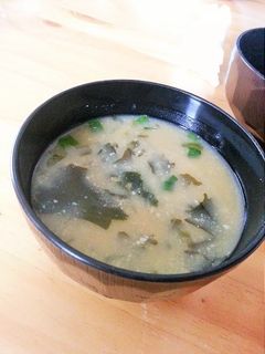 磯の香りたっぷり☆あおさ味噌汁-レシピのメイン写真