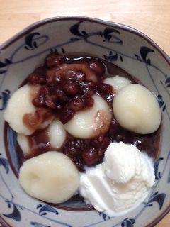ゆであずきで冷やしぜんざい-レシピのメイン写真