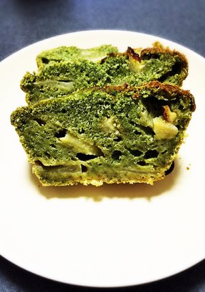 ほうれん草＆りんごしっとりパウンドケーキ-レシピのメイン写真