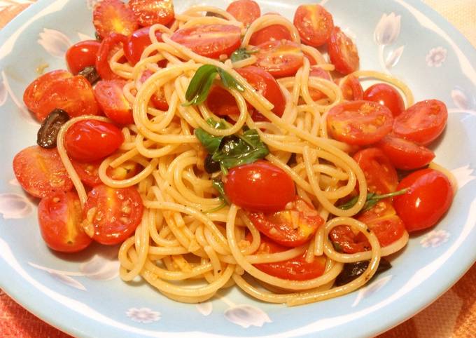 petit トマト 簡単!プチ贅沢ミニトマトパスタ by hawaiisunny 【クックパッド】 簡単おいしいみんなのレシピが392万品