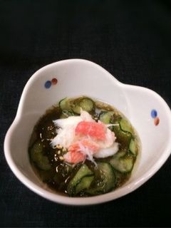もずくの酢の物-レシピのメイン写真