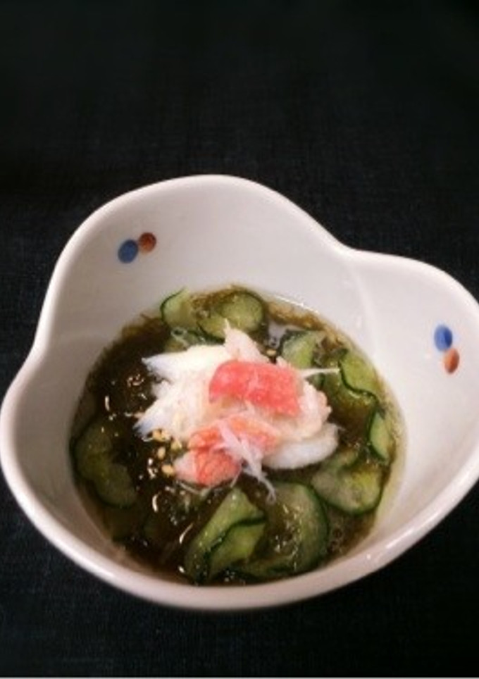 もずくの酢の物-レシピのメイン写真