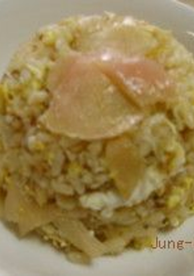 新生姜の甘酢漬けとじゃこの炒飯-レシピのメイン写真