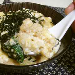 รูปของ たらこ入りやさしい味の麻婆豆腐丼パート２