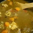 トマトと煮込んだ根菜雑穀カレー