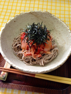 しらす&トマト缶でイタリアン風お蕎麦♪-レシピのメイン写真